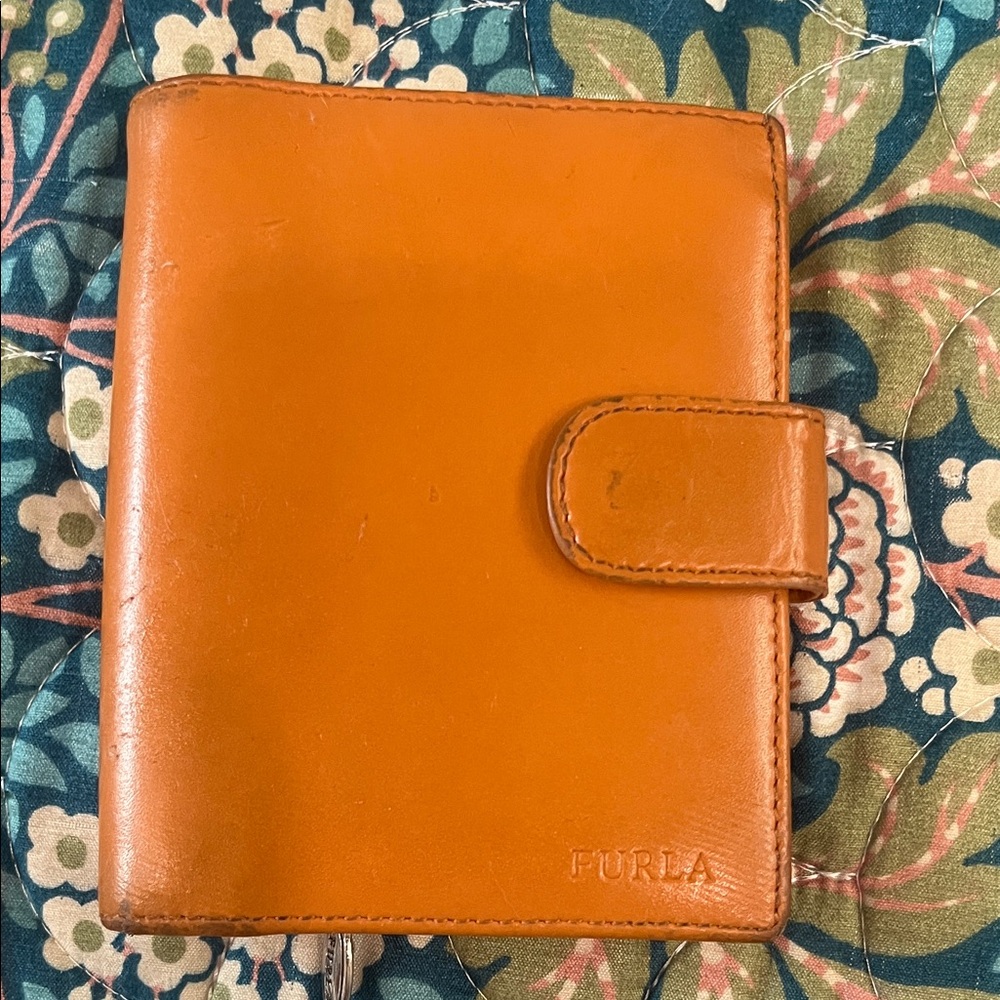 Furla Tangerine Leather Wallet